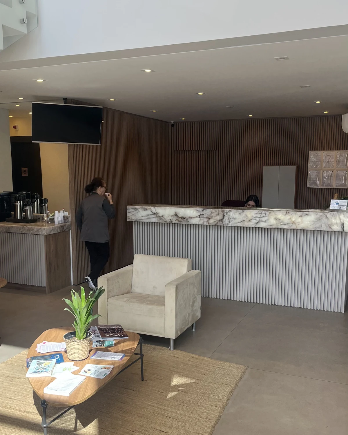 Recepção da Medvance Clínicas Integradas em São Miguel Arcanjo